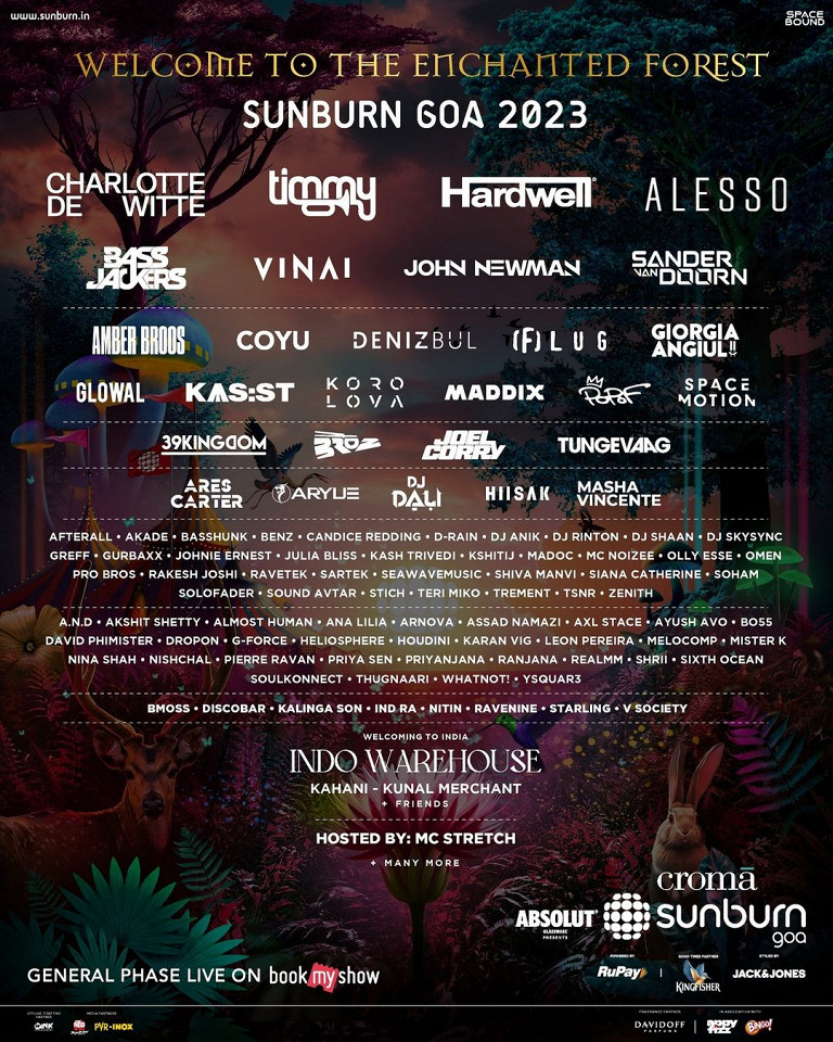 Sunburn Goa Lineup