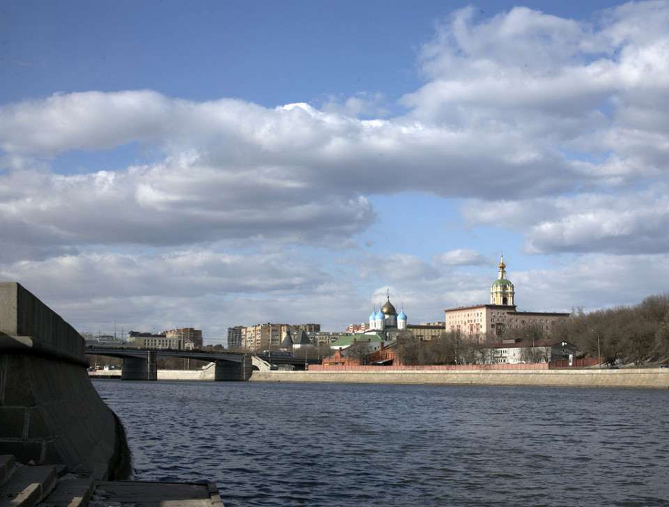 Вид на Новоспасский монастырь, Москва