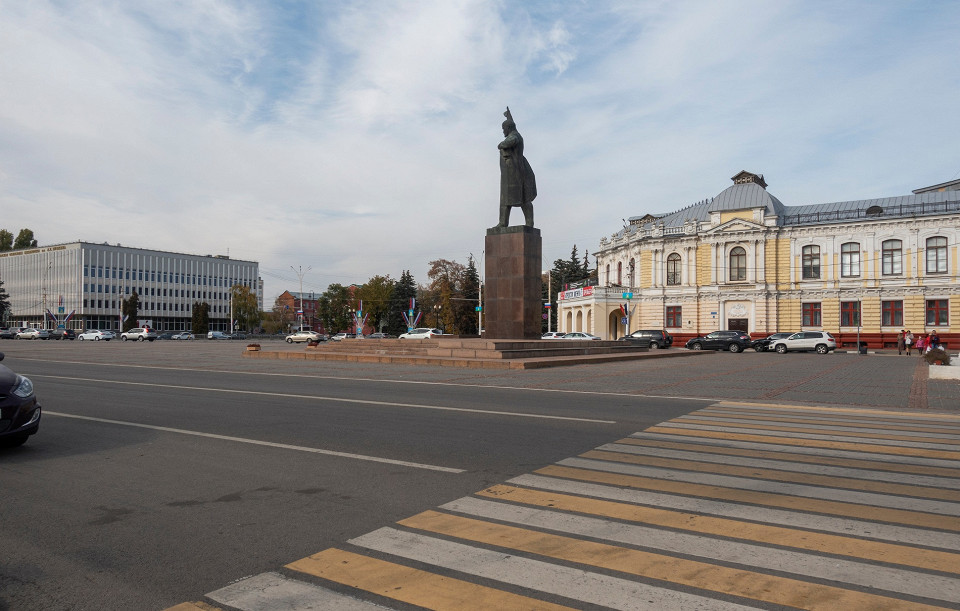 Площадь Ленина в Тамбове
