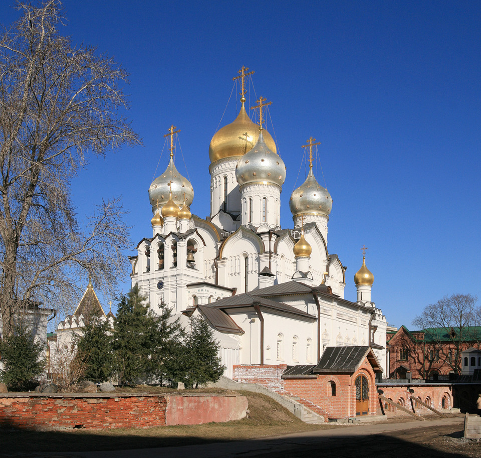 Зачатьевский монастырь, новый монастырский собор