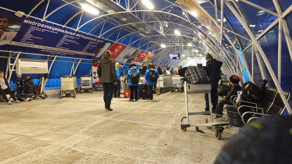 Терминал аэропорта Елизово