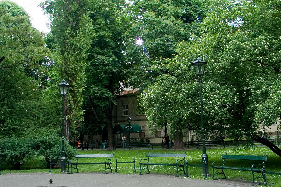 Краковские Планты, весна