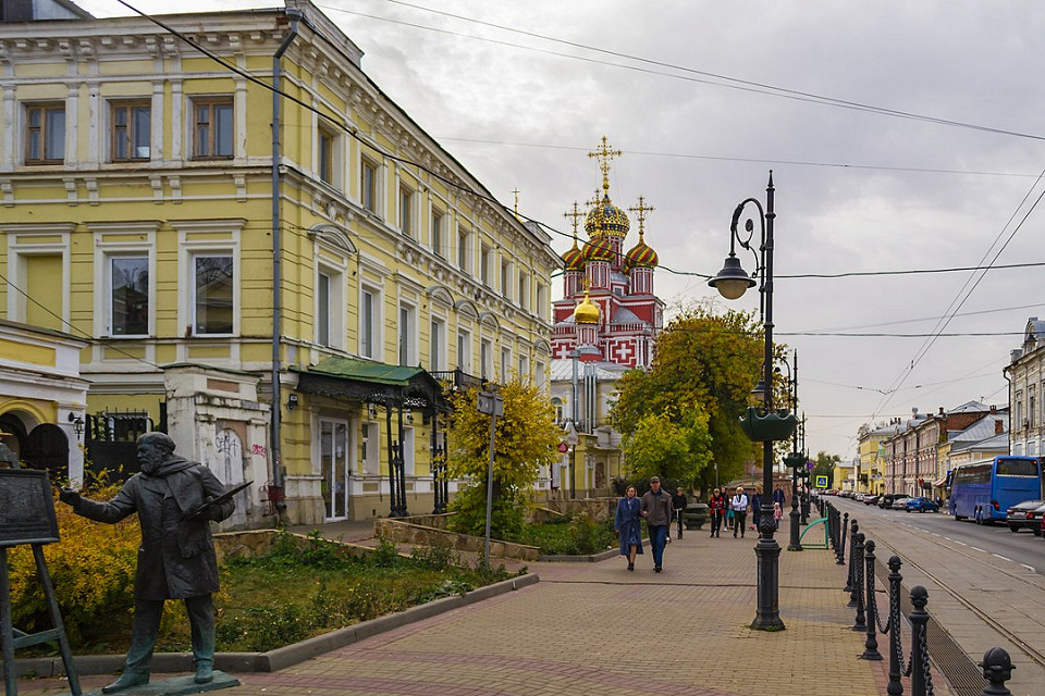 Рождественская улица в Нижнем Новгороде