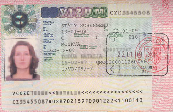 Виза в Чехию