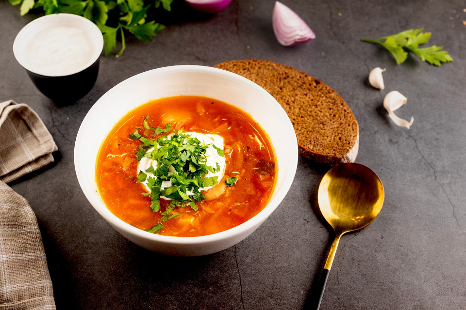 Борщ, русская кухня
