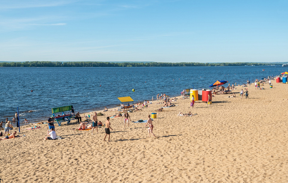 Пляж в Самаре