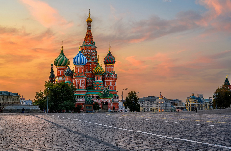 Собор Василия Блаженного в Москве на Красной Площади