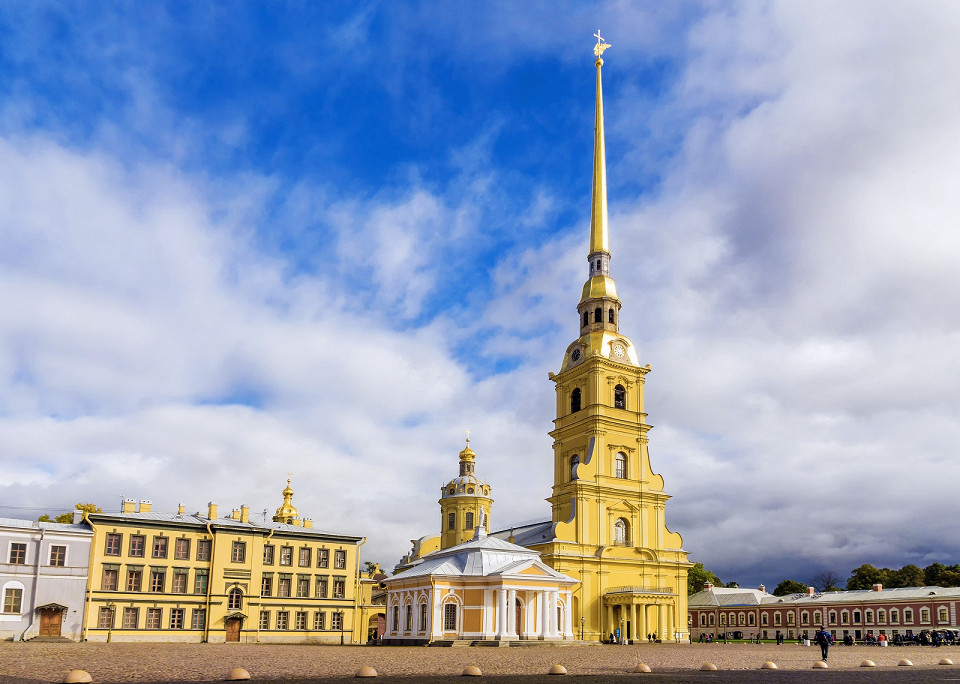 Петропавловская крепость в Санкт-Петербурге, Россия