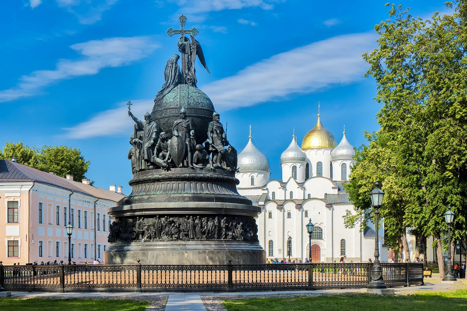 Памятник Тысячелетие России. Великий Новгород