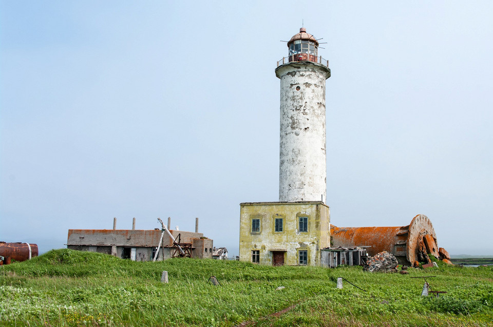 Маяк Васильева, остров Парамушир