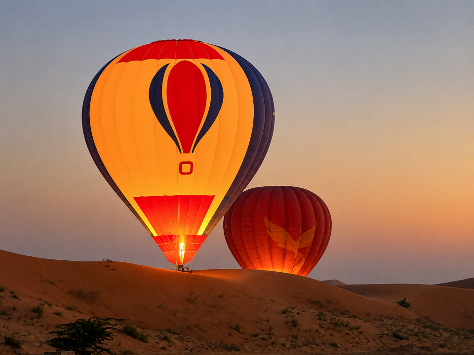 ActionFlight Glow Over RAK Desert Dunes