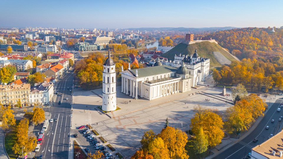 Соборная площадь Старого города Вильнюса