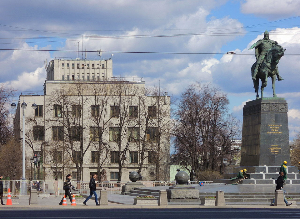 Москва, памятник Юрию Долгорукому