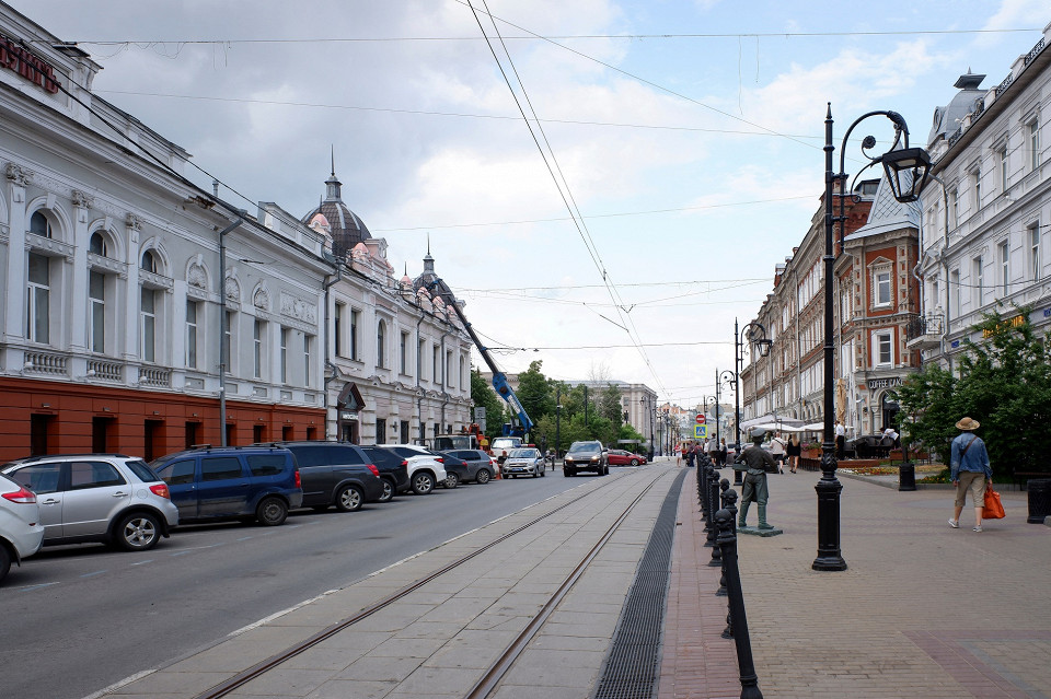 Рождественская улица в центре Нижнего Новгорода