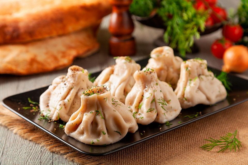 Хинкали грузинская кухня