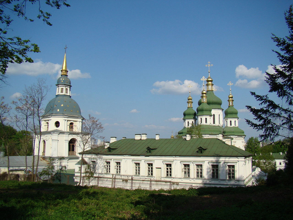 Выдубицкий монастырь, панорама