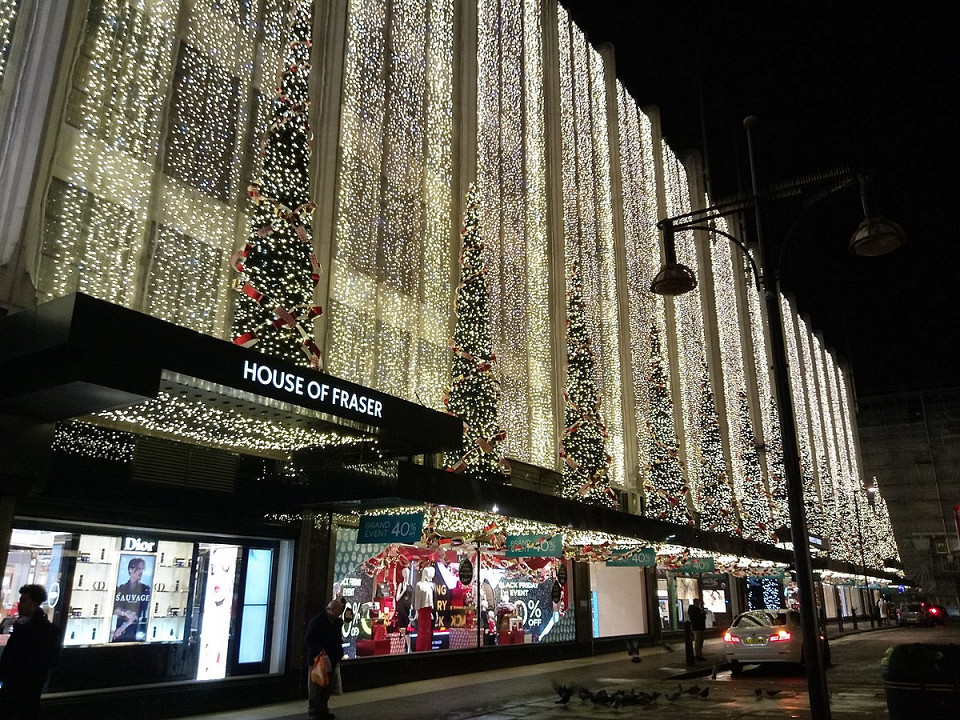 Универмаг House of Fraser в Лондоне