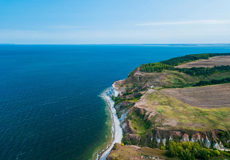 Панорамный вид Камского водохранилища