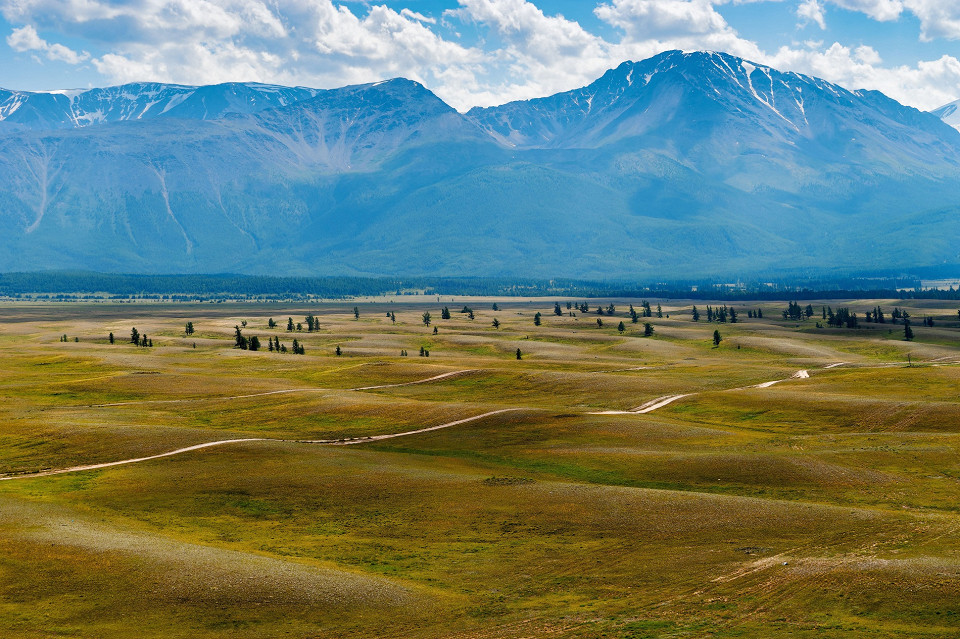 Гигантская рябь, Курайская степь