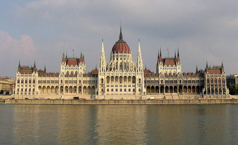 Здание венгерского парламента, панорама