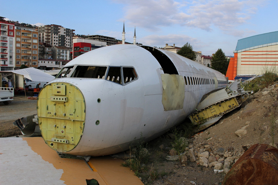 Упавший Boeing 737-800 в Трабзоне