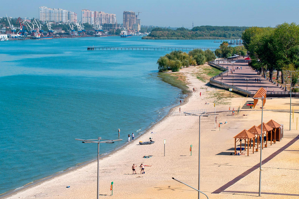 Пляж на левом берегу Дона