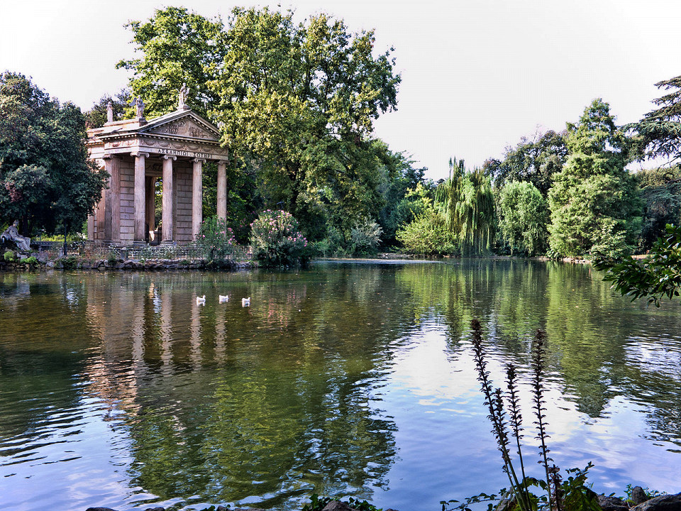 Вилла Боргезе, храм Эскулапа
