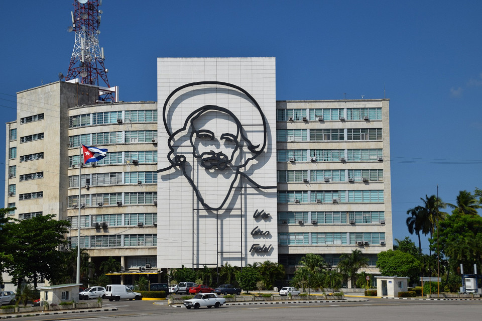 На площади Революции в Гаване, Куба