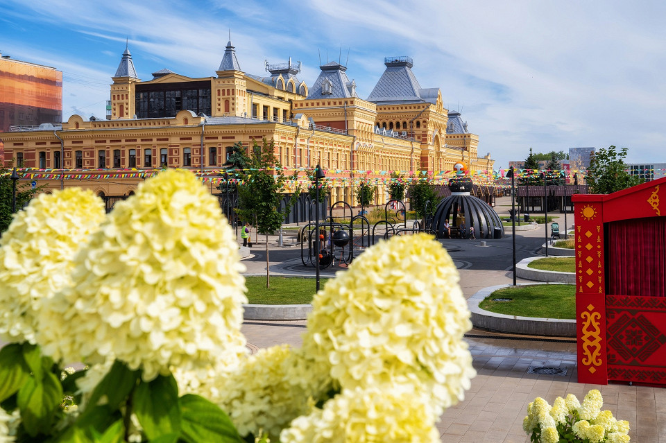Нижегородская ярмарка летом