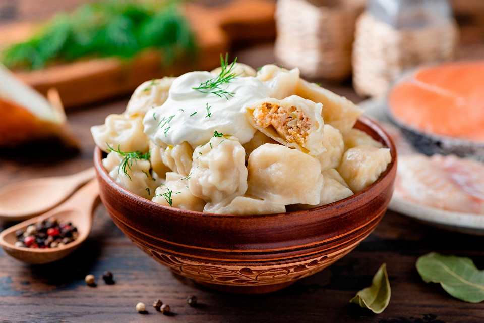 Пельмени с начинкой из рыбы