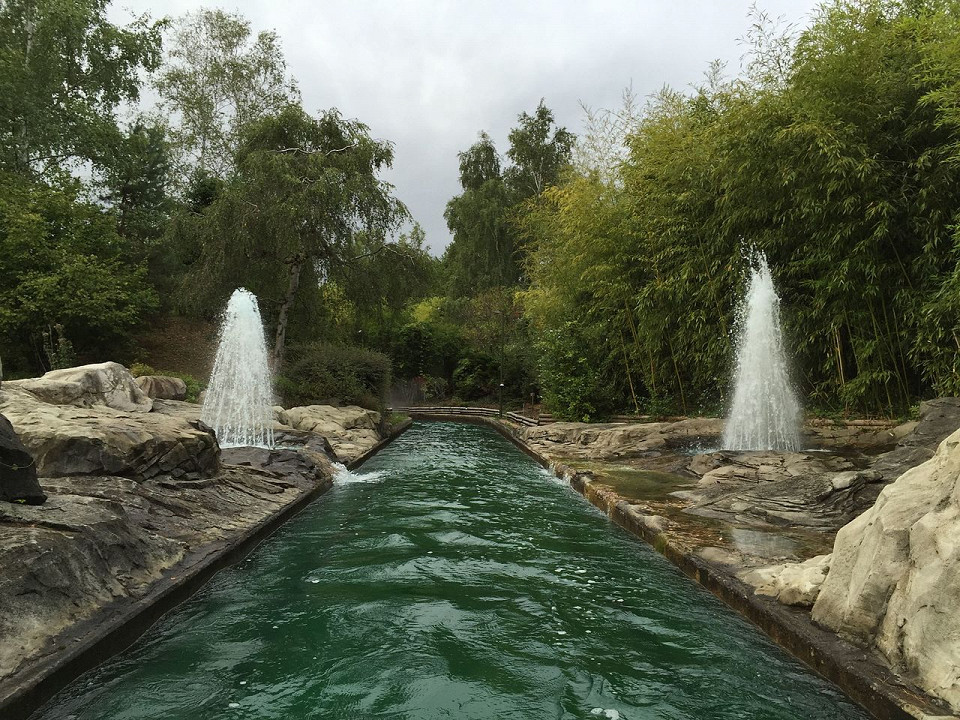 Парк Астерикс, водные эффекты