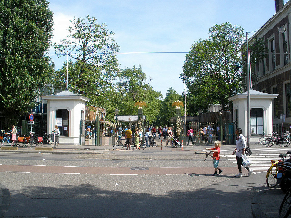 Вход в Artis Royal Zoo, зоопарк в Амстердаме