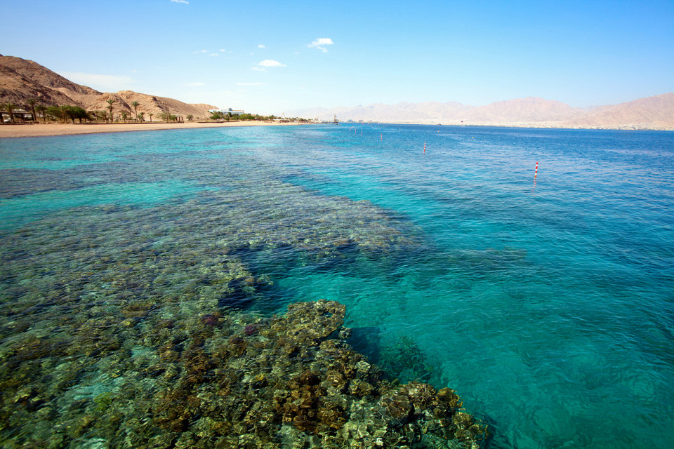 Пляж «Коралловый риф», Красное море, Эйлат, Израиль