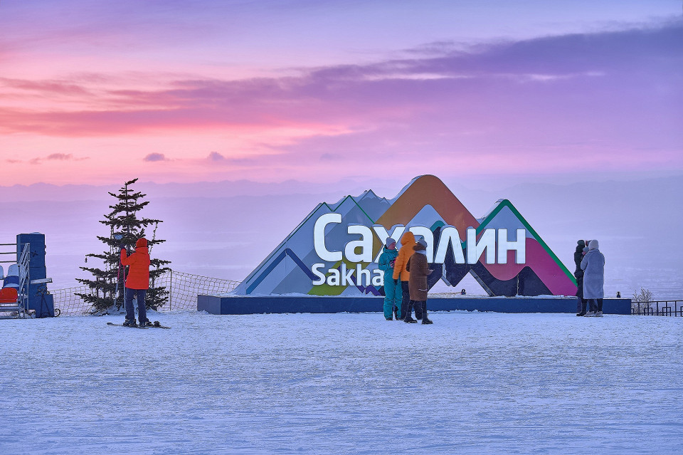 Южно-Сахалинск, Россия, зима