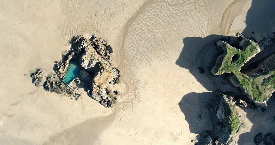 Chapel Rock Pool, Перранпорт, Корнуолл, Великобритания