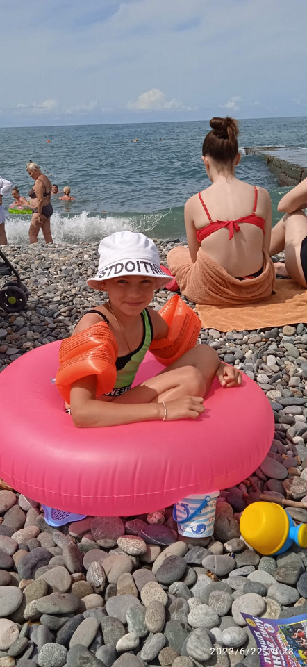 С тремя детьми в Адлере, отзыв2