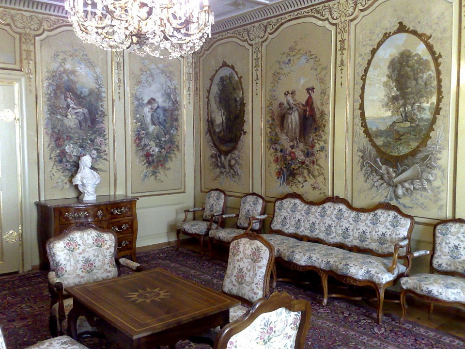 Замок Грюйер, интерьер