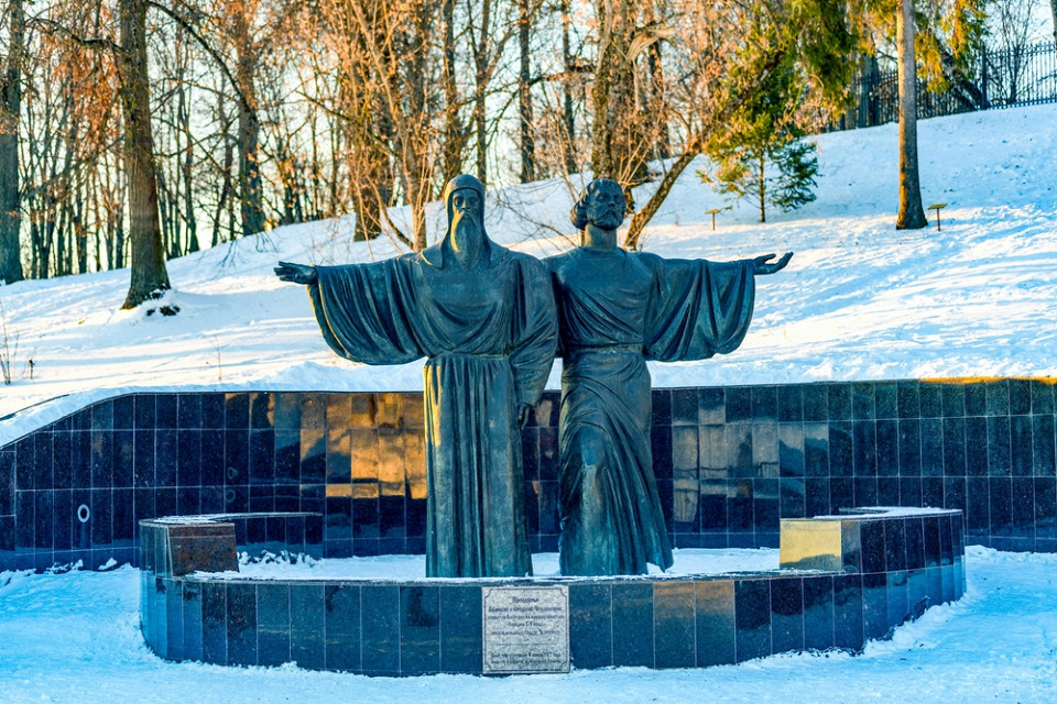 Памятник преподобным Афанасию и Феодосию, Череповец, Россия