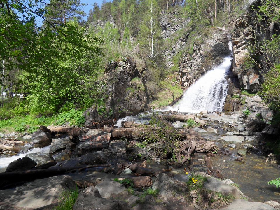 Камышлинский водопад, Алтай