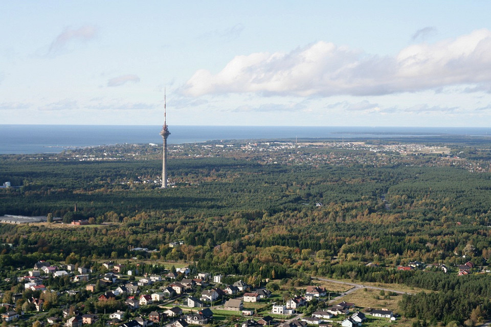Таллинская телебашня, панорамный вид