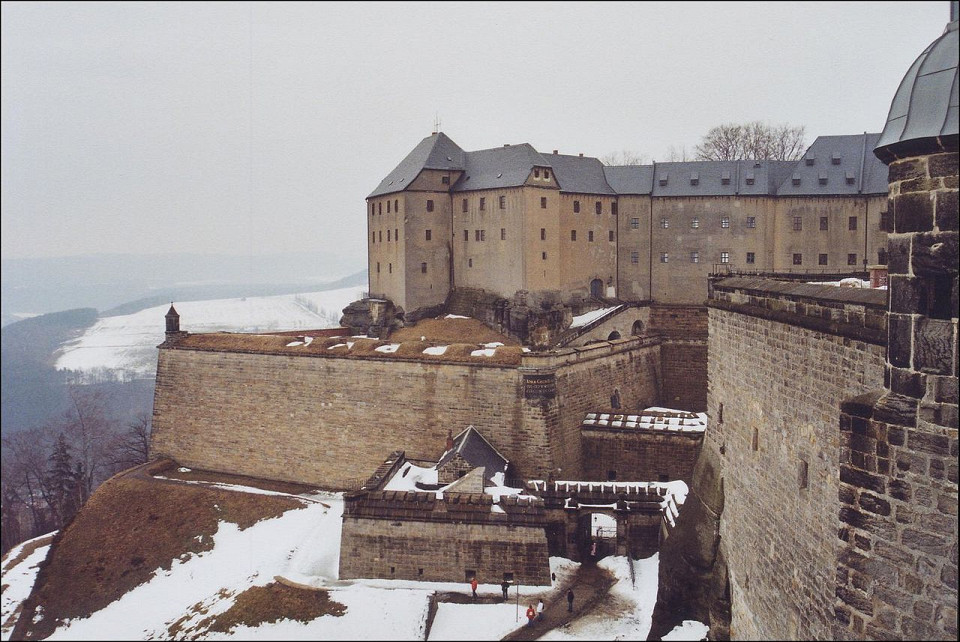 Саксонская Швейцария, крепость Кёнигштайн