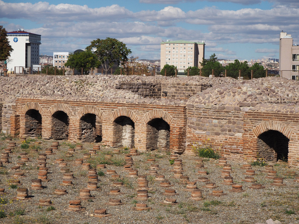 Руины римских бань, Анкара, Турция