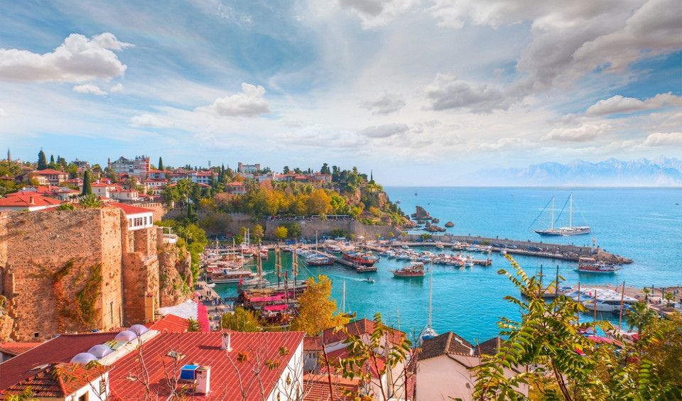 Вид на Анталию, Турция