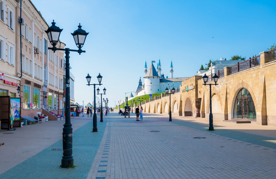 Улица Баумана в Казани, Татарстан