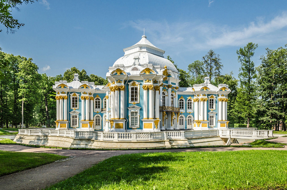 Екатерининский парк в Пушкине, павильон Эрмитаж