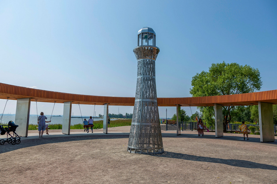Маяк Памяти, парк остров фортов, Кронштадт