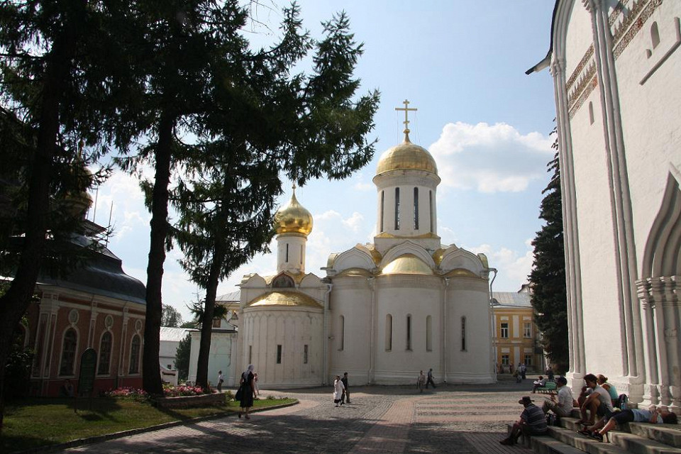 Троицкий собор летом, Сергиев Посад