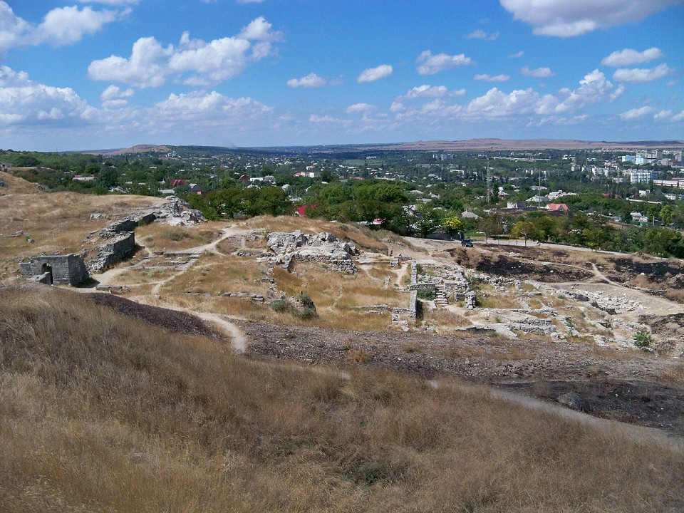 Вид на Пантикапей в Керчи