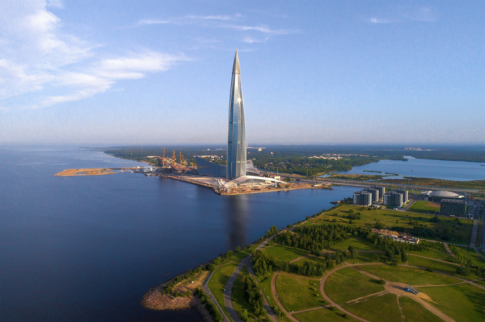 Лахта-центр в Санкт-Петербурге