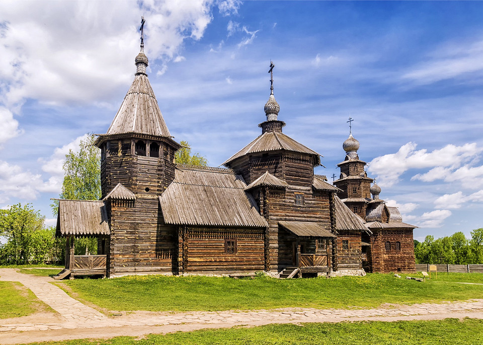 Музей деревянного зодчества в Суздале, Россия